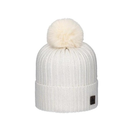 Jail Jam Berretto Lurex Rib Bianco Donna