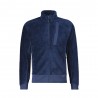 Meru Felpa In Pile Oneroa Tech Mock Neck Dress Blue Uomo
