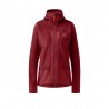 Haglöfs Felpa In Pile Vassi Mid Hood Carmine Red Donna