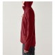 Haglöfs Felpa In Pile Vassi Mid Hood Carmine Red Donna