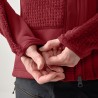 Haglöfs Felpa In Pile Vassi Mid Hood Carmine Red Donna