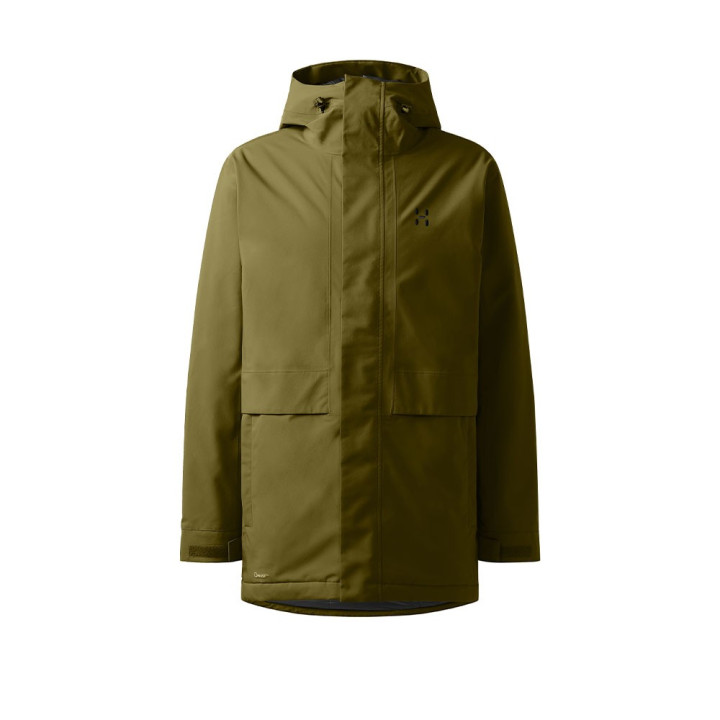 Haglöfs Parka Salix Proof Mimic II Olive Verde Uomo