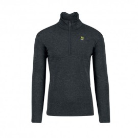 Karpos Felpa In Pile Pizzocco Woold Gray Uomo