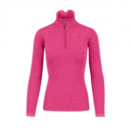 Karpos Felpa In Pile Pizzocco Rosa Donna