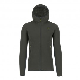 Karpos Felpa In Pile Marmolada Hoodie Deep Depths Woodl Gray Uomo