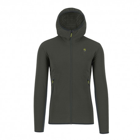 Karpos Felpa In Pile Marmolada Hoodie Deep Depths Woodl Gray Uomo