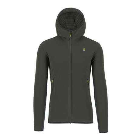 Karpos Felpa In Pile Marmolada Hoodie Deep Depths Woodl Gray Uomo