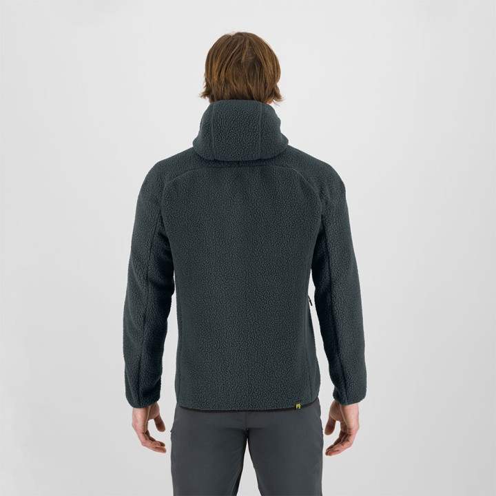 Karpos Felpa In Pile Moiazza Retr√Í Hoodie Woodl Gray Nero Uomo