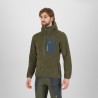 Karpos Felpa In Pile Rocchetta Evo Hoodie Deep Depths Woodl Gray Uomo