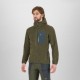 Karpos Felpa In Pile Rocchetta Evo Hoodie Deep Depths Woodl Gray Uomo