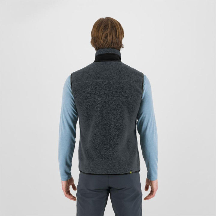Karpos Gilet Trekking Felpa In Pile Moiazza Retr√Í Woodl Gray Nero Uomo