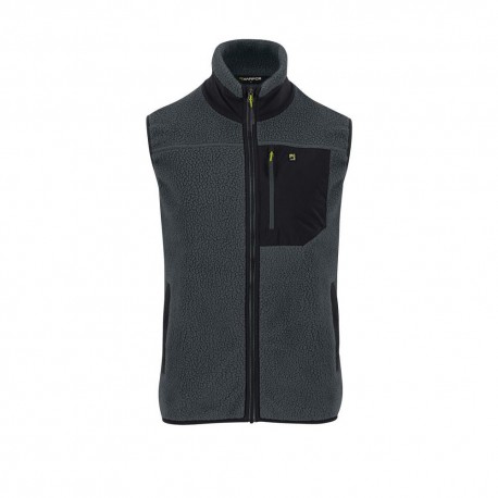 Karpos Gilet Trekking Felpa In Pile Moiazza Retr√Í Woodl Gray Nero Uomo