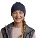 Buff Berretto Merino Active Solid Night Blue