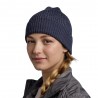 Buff Berretto Merino Active Solid Night Blue