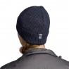 Buff Berretto Merino Active Solid Night Blue