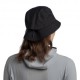 Buff Berretto Rain Bucket Solid Nero