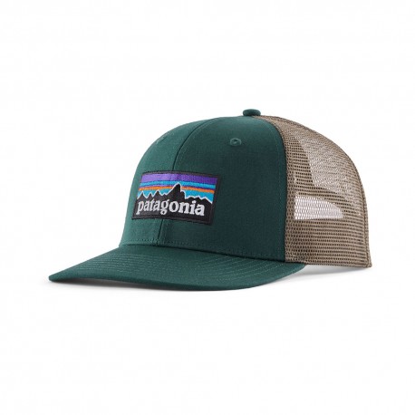 Patagonia Cappello Trekking P-6 Logo Trucker Cascade Verde