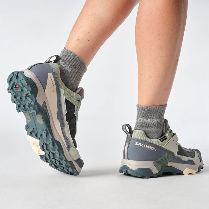 Salomon X Ultra 5 GORE-TEX Seagrass Turbulence Tender - Scarpe Trekking Donna
