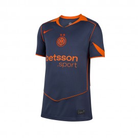 Nike Maglia Maniche Corte Inter Third 25 26 Blu Arancio Bambino