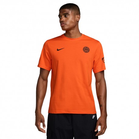 Nike Maglia Maniche Corte Inter Third Express Arancio Nero Uomo