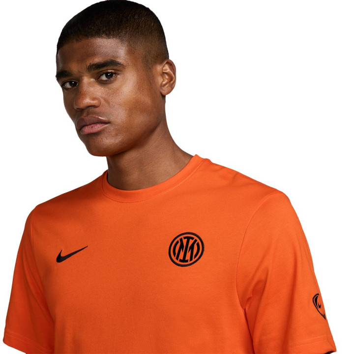 Nike Maglia Maniche Corte Inter Third Express Arancio Nero Uomo