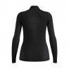 Odlo Maglia Trekking Performance Warm Turtle Neck Nero Donna