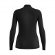 Odlo Maglia Trekking Performance Warm Turtle Neck Nero Donna