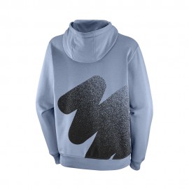 Salomon Felpa Trekking Milano Cortina 2026 Olympic Logo Grigio Uomo