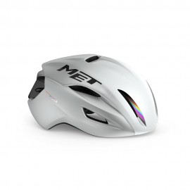 Met Casco Bici Manta Mips Bianco Olografico