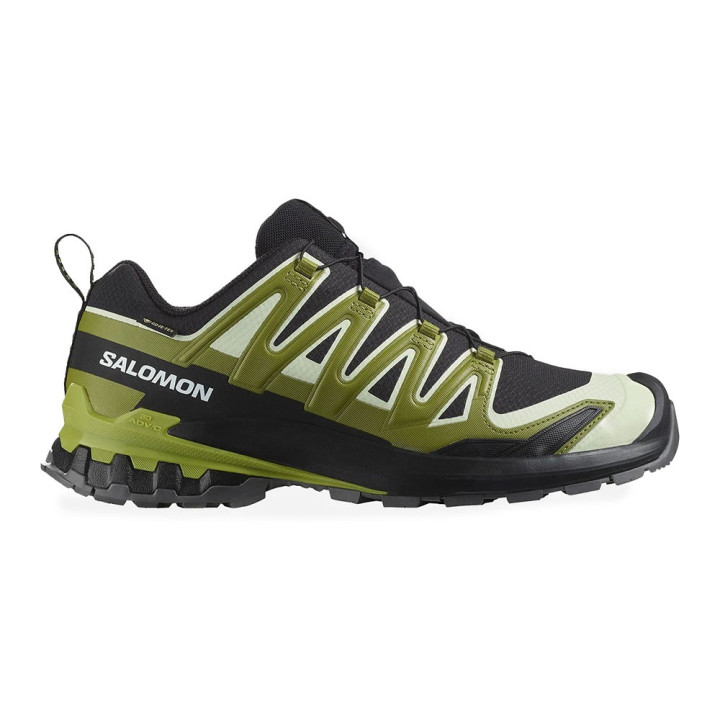 Salomon Xa Pro 3D V9 GORE-TEX Nero Lime Cream Dark Citron - Scarpe Trekking Uomo