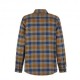 E9 Camicia Sportiva Peppino Blue Ocra Uomo