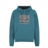 E9 Felpa Arrampicata Hood Cerulean-Moka Uomo