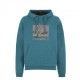 E9 Felpa Arrampicata Hood Cerulean-Moka Uomo