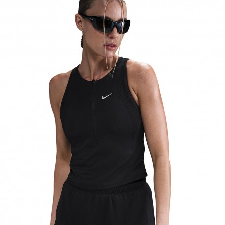 Nike Canotta Running Swift Nero Argento Donna