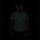 Nike T-Shirt Running Tempo Mint Argento Donna