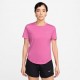 Nike T-Shirt Running Tempo Ful Rosa Argento Donna