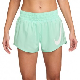 Nike Pantaloncini Running One Swoosh Mint Foam Bianco Donna