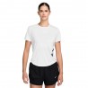 Nike T-Shirt Running Tempo Swoosh Run Bianco Nero Donna