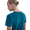 Nike T-Shirt Running Tempo Swoosh Run Verde Abyss Nero Donna