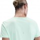 Nike T-Shirt Running Tempo Swoosh Run Mint Foam Bianco Donna