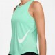 Nike Canotta Running Tempo Swoosh Run Mint Bianco Donna