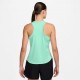 Nike Canotta Running Tempo Swoosh Run Mint Bianco Donna