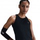 Nike Canotta Running Tempo Nero Refl.Silv Donna
