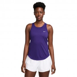 Nike Canotta Running Tempo Purple Argento Donna