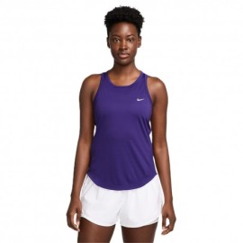 Nike Canotta Running Tempo Purple Argento Donna
