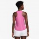 Nike Canotta Running Tempo Ful Rosa Reflec.Silv Donna