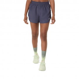 Asics Pantaloncini Running Nagino Adjustable 4" Indigo Fog Donna