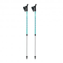 Gabel Bastoncini Trekking Ritmo 77-130Cm Teal