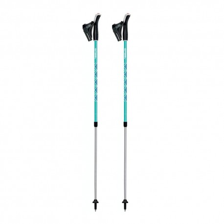 Gabel Bastoncini Trekking Ritmo 77-130Cm Teal