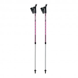 Gabel Bastoncini Trekking Ritmo 77-130Cm Fuxia